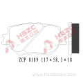 FMSI D1733 car ceramic brake pad for Toyota